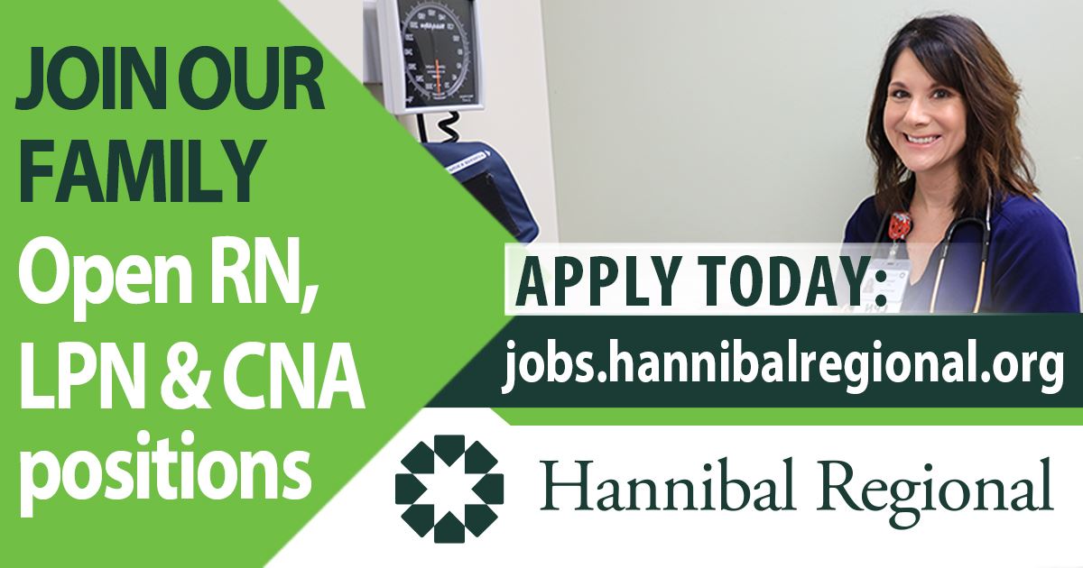 Apply today at Hannibal Regional